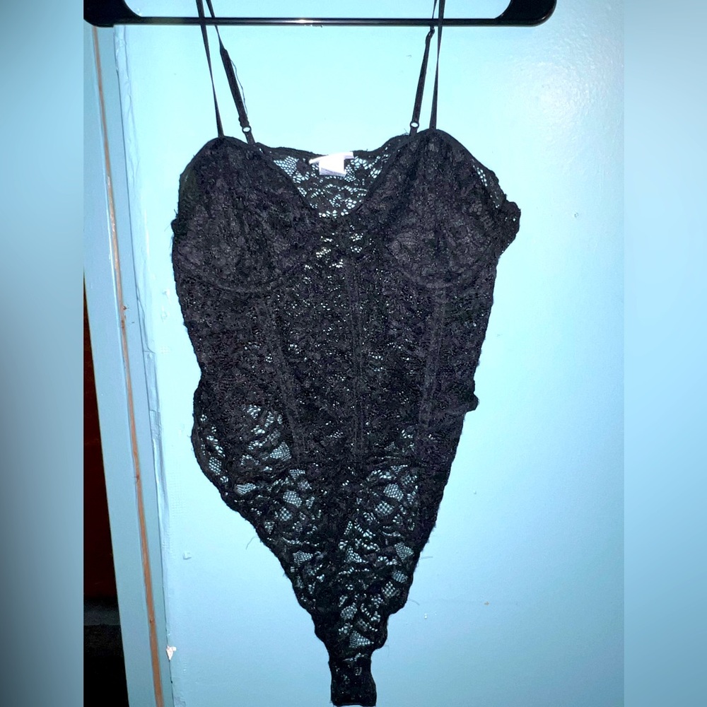 Black Lace Body Suit